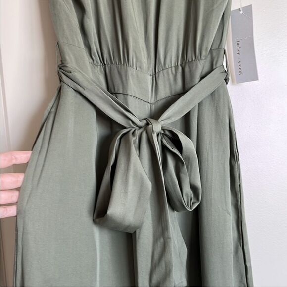 Bishop & Young ▪️NWT▪️ Margot halter jumpsuit ▪️Olive Green ▪️ Small - Picture 7 of 8